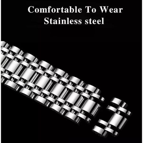 Marine Stainless Steel Luxury Watch - Black - Image 4