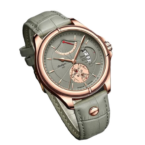 Air Force Luxury Watch - Green Leather Strap