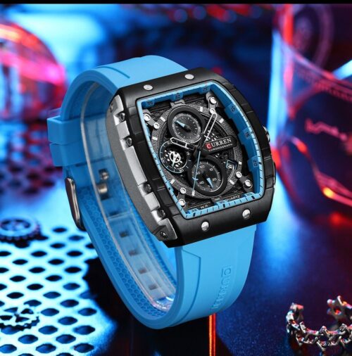 Stormforce Precision Chronograph Watch for Men - Blue - Image 3