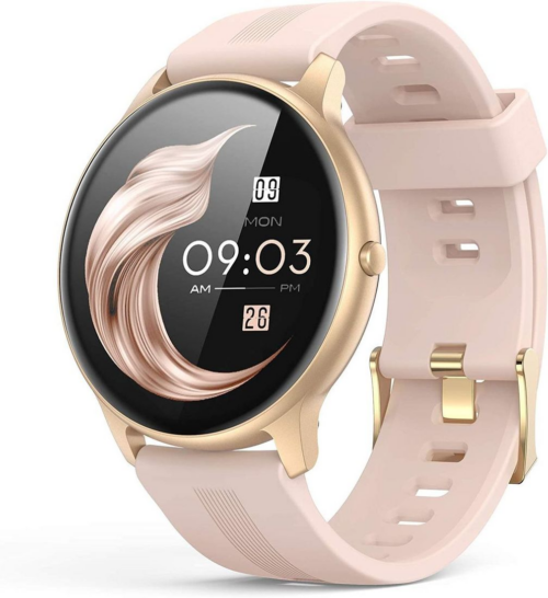 Apex Cortex - Smart Fitness Watch with Silicone Strap ( Rose Gold )