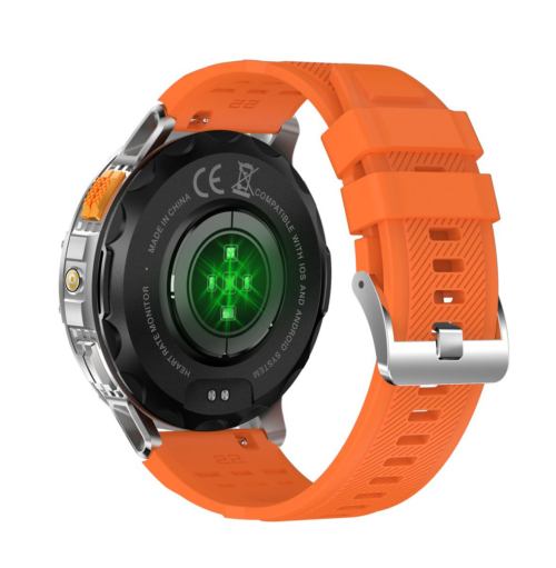 Apex K65 Iconic Sports Fitness Watch (Orange) with - Image 2